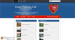 Desktop Screenshot of essexfencingltd.com